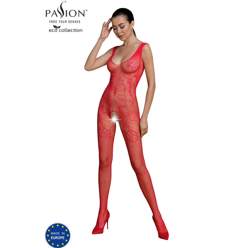 PASSION - ECO COLLECTION BODYSTOCKING ECO BS012 WHITE