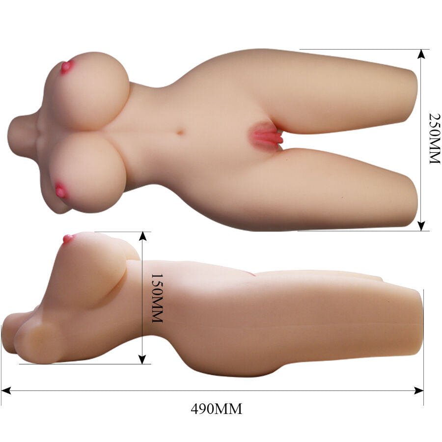CRAZY BULL - TIFFANY REALISTIC FEMALE TORSO VAGINA AND ANAL 5.5 KG