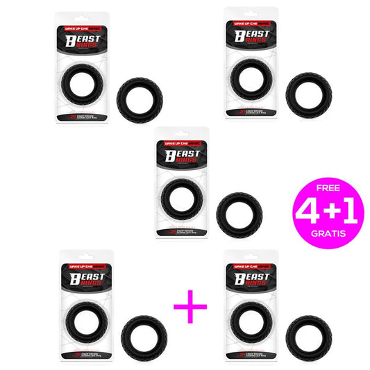 Pack 41 Penis Ring Turbine Liquid Silicone 25 mm