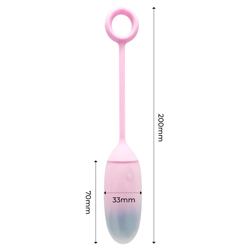 Vibrating Egg with APP Double Layer Silicone Gradient