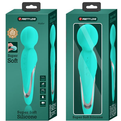 PRETTY LOVE - WALTER VIBRATOR WAND AQUA GREEN