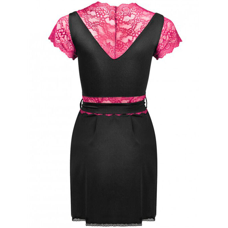 LIVCO CORSETTI FASHION - KUMIKO LC 90428 DRESSING GOWN + PANTY BLACK L/XL