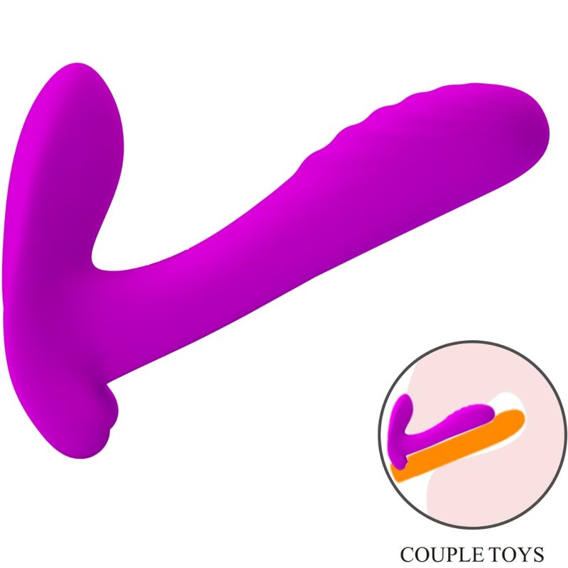 PRETTY LOVE - MASSAGER & VIBRATOR 12 VIBRATIONS REMOTE CONTROL PURPLE