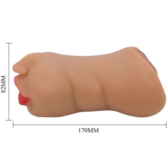 CRAZY BULL - ZOEY DOUBLE MASTURBATOR MOUTH & VAGINA FLESH