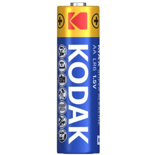 KODAK - MAX ALKALINE BATTERY AA LR6 PACK*20 BATTERIES