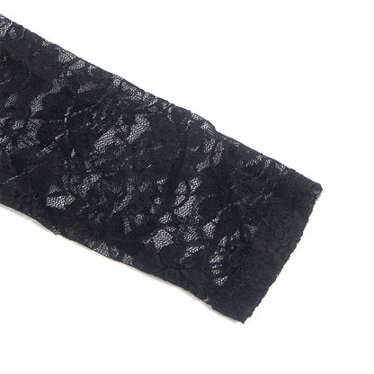 SUBBLIME - 955595 LONG SLEEVE DRESS WITH BLACK LACE S/M