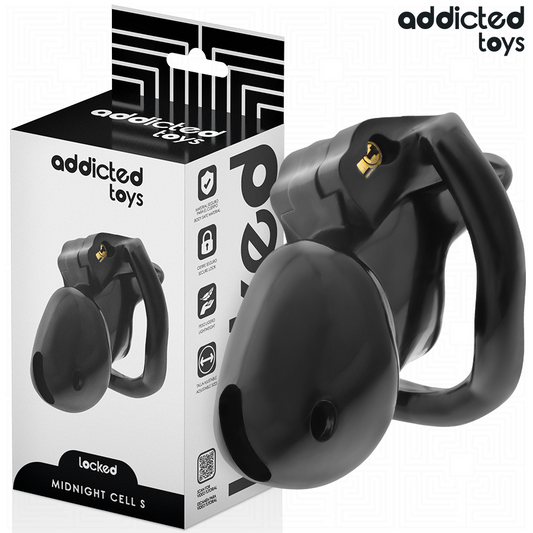 ADDICTED TOYS LOCKED - MINDNIGHT CELL PENIS CAGE SIZE S
