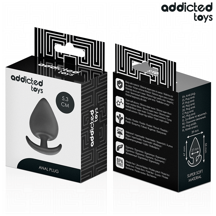 ADDICTED TOYS - ANAL PLUG SILICONE SIZE S 5.3 CM
