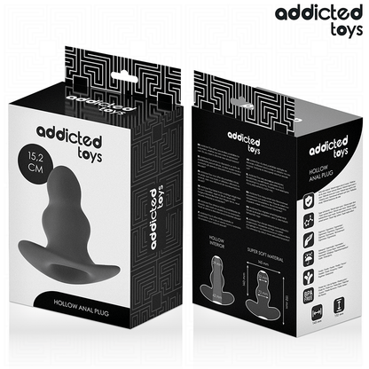 ADDICTED TOYS - HOLLOW ANAL PLUG SILICONE SIZE XXL 15.2 CM