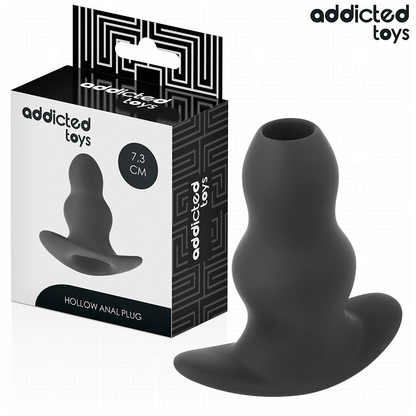 ADDICTED TOYS - HOLLOW ANAL PLUG SILICONE SIZE S 7.3 CM