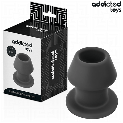 ADDICTED TOYS - EXTREME HOLLOW ANAL PLUG SILICONE SIZE M 8.7 CM