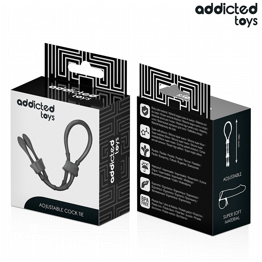 ADDICTED TOYS - ADJUSTABLE SILICONE ROPE FOR THE PENIS