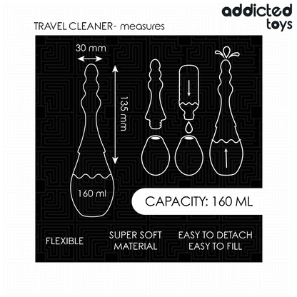 ADDICTED TOYS - TRAVEL CLEANER SILICONE MODEL 4