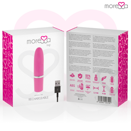 MORESSA - IVY VIBRATOR STIMULATOR TRAVEL PINK