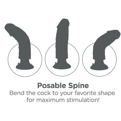 KING COCK - 25.5 CM VIBRATING COCK FLESH